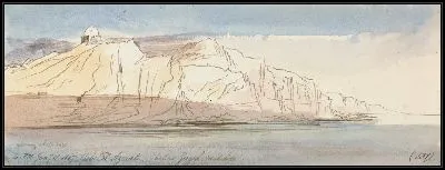 Картина Гебель эль Азерат (ниже Гирге, Ист-Сайд)