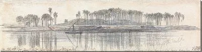 Картина Около Негаде, 12:30, 17 января 1867 г. (188)