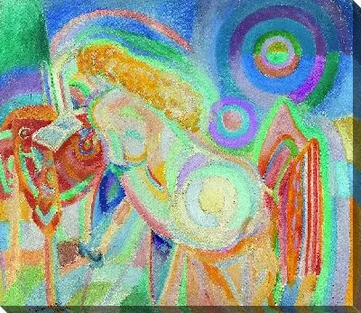 Картина Обнаженная женщина читает II