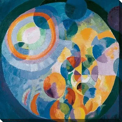 Картина Круглые формы. Солнце и Луна