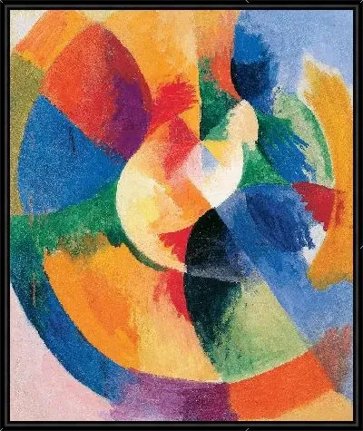 Картина Круговые формы, Солнце 