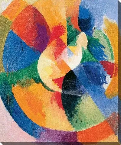 Картина Круговые формы, Солнце 