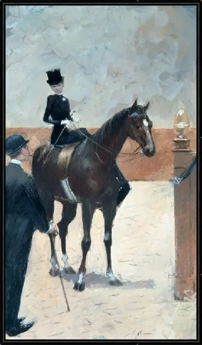 Картина Всадник 