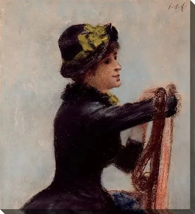 Молодая женщина в шляпе 