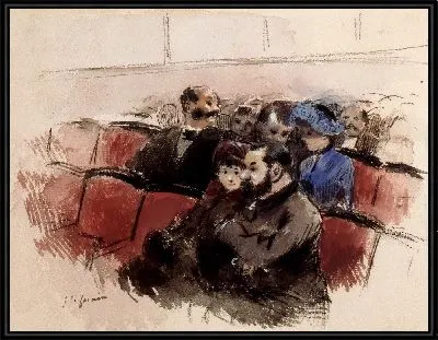 В театре, места в оркестре 