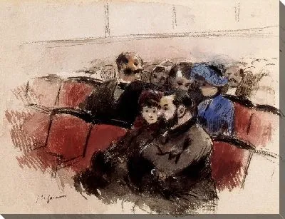 В театре, места в оркестре 