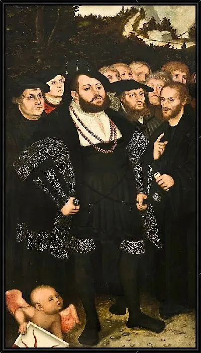 Картина Мартин Лютер и Виттенбергские реформаторы 