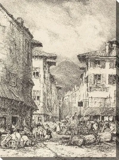 Картина Рю де Гра в Клермон 