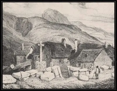 Крест деревни де Бен на Мон-д'Ор 