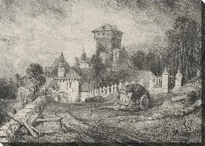 Картина Замок Пестейль в Полминьяке 