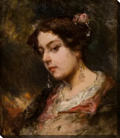 Портрет жены художника, Лаура Лебретон 
