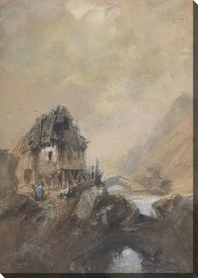 Картина Деревня в Дьеппе 