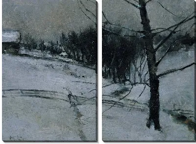 Картина Снежная сцена 