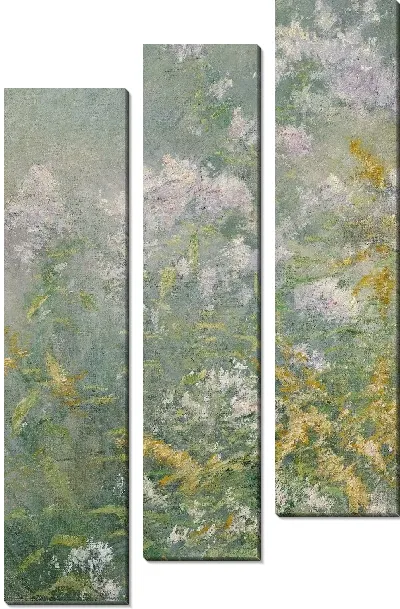 Картина Луговые цветы (золотарник и дикая астра)