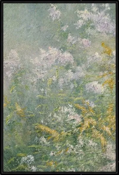 Картина Луговые цветы (золотарник и дикая астра)