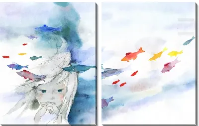 Русалочка думает о принце