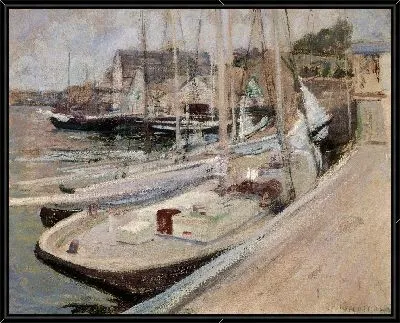 Рыбацкие лодки в Глостере 