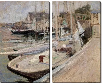 Рыбацкие лодки в Глостере 