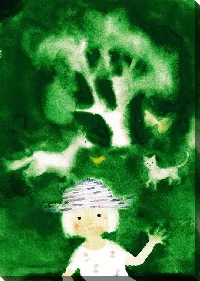 Картина Зеленая Фантазия 