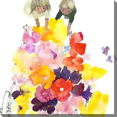 Цветочная тележка 