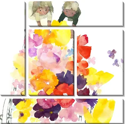 Цветочная тележка 