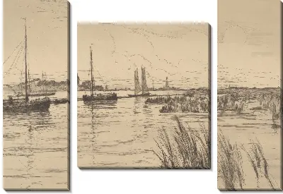 Картина Голландские Дайки 