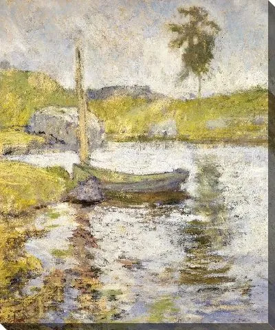 Картина Лодка на якоре 