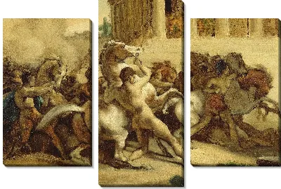 Гонка лошадей без всадника 