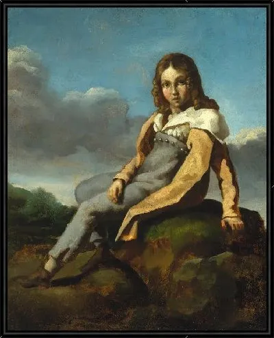 Картина Альфред Дедрё (1810–1860) в детстве 