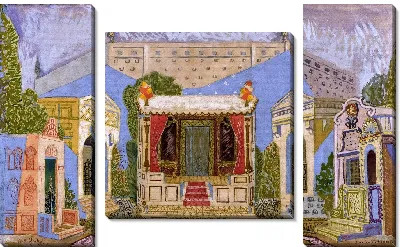 Картина Сценический дизайн для «Дон Жуана» Андре Обей 