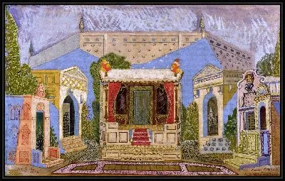 Картина Сценический дизайн для «Дон Жуана» Андре Обей 