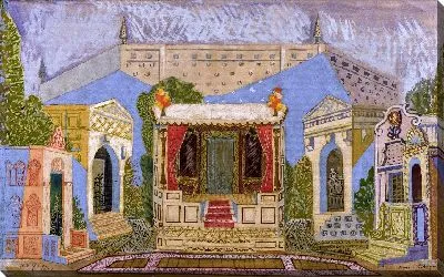 Сценический дизайн для «Дон Жуана» Андре Обей 