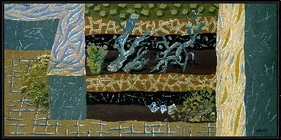 Картина Корпуса и сломанные ветви 