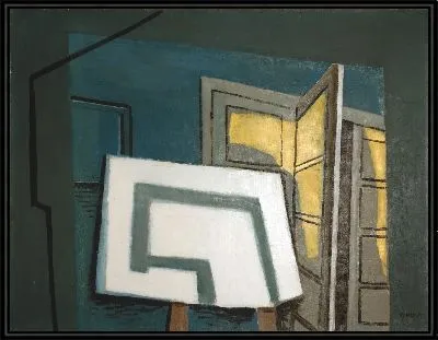 Интерьер с мольбертом ΙΙΙ 