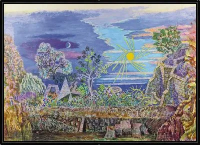 Первое утро мира, сценография для танцевальной драмы "Персефона" 