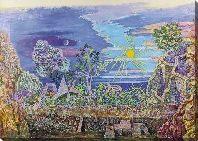 Первое утро мира, сценография для танцевальной драмы "Персефона" 