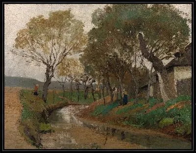 Ручей за сараем. На Стрим Банке 