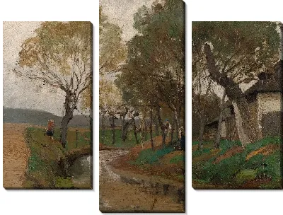 Ручей за сараем. На Стрим Банке 