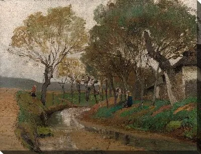 Ручей за сараем. На Стрим Банке 