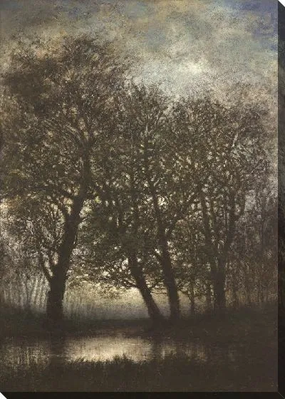 Картина Озеро в лесу  №7