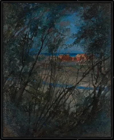 Картина Синий пейзаж 