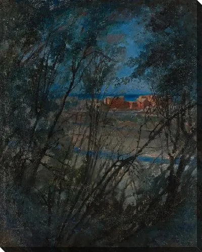 Картина Синий пейзаж 