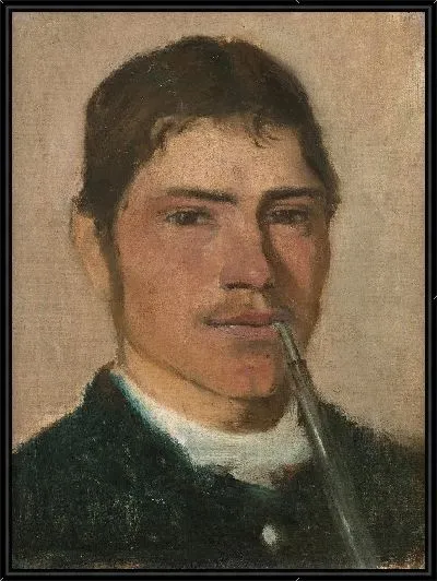 Картина Голова жениха с трубкой 