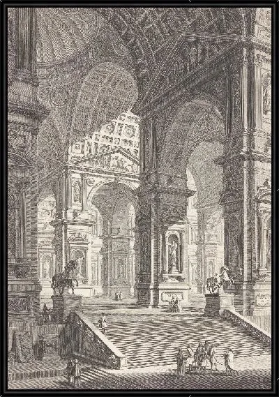 Картина Большая галерея скульптур 