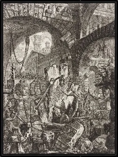 Картина Человек на стойке 