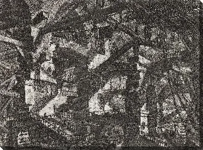 Серия тюрьмы, гравюра XIV