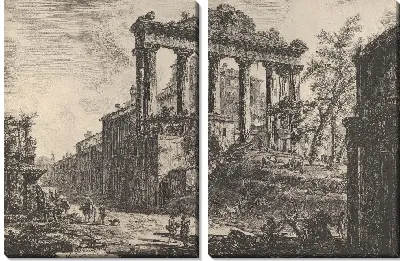 Картина арка Септимия Севера 