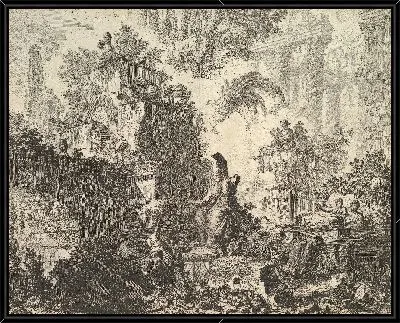 Фронтиспис, со статуей Минервы 