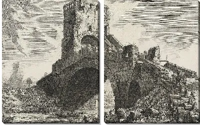 Картина Вид на Понте Саларио 