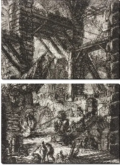 Картина Лестница с трофеями 